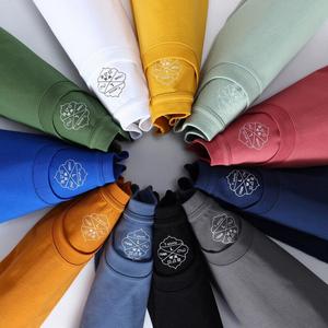 <span class=keywords><strong>Magliette</strong></span> personalizzate da uomo in cotone Unisex in cotone bianco 100 260g stampate per adulti con Logo uniforme aziendale di alta qualità all'ingrosso - Product Image 3