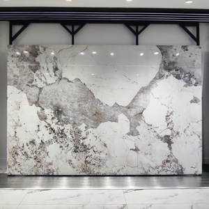 หินเทียมสีขาวโต๊ะหินอ่อนห้องครัวห้องน้ําขัดหินอ่อนพอร์ซเลนฝักบัวแพนโดร้าแผ่นกระเบื้องหินเผา - Product Image 5