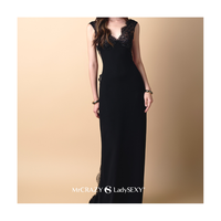 Robes maxi élégantes pour femmes, style sexy et club, dentelle florale blanche, étiquettes personnalisées écologiques, Enzo & Leo Vietnam