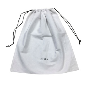 Factory Packaging Thin Cotton <b>Drawstring</b> <b>Bag</b> for Gift Leather Goods White Cotton Dust <b>Bag</b> with Custom Logo - Product Image 1