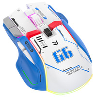 Vente en gros souris sans fil de jeu G6 à 3 modes souris Gamer 13 lumière rvb 2.4G + BT + souris à modes filaires