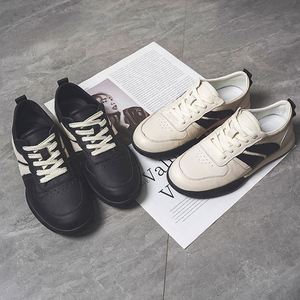 Nouvelle collection printemps : Mocassins et baskets décontractés pour hommes en cuir pleine fleur, respirants, pour l'extérieur, couleur blanche - Product Image 6