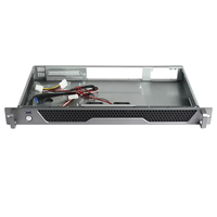 Boîtier de serveur informatique compact 1U de 19 pouces de bonne qualité, châssis de serveur 1U pour montage en rack