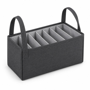 <b>Handbag</b> <b>Organizer</b> Insert Large Multi-Function Bag Nylon Upright Dividers Removable Panel Carry Handles Open Top No Zipper Custom - Product Image 1