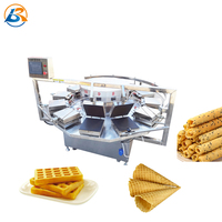 Vente d'usine machine à cornet de crème glacée avec gaufre mexicaine cuisson automatique gaufrette biscuits bâtons machine à rouler les oeufs à vendre