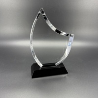 Trophée en verre cristal K9 personnalisé par le fabricant, pas cher, pour événements sportifs, souvenir