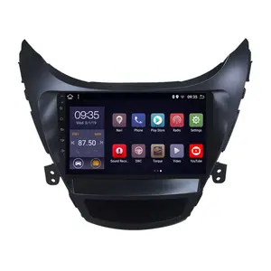 RDS AM Android 11 Car DVD Player Cho Hyundai Elantra 2011-2014 Đài Phát Thanh Xe Gps Navigation Đa Phương Tiện Hệ Thống 2din