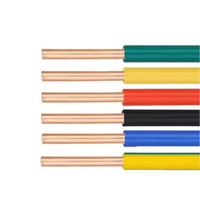 Cable de Cableado Fijo H05V-U/H07V-U con Núcleo de Cobre y Aislamiento de PVC, 300/500V, para Uso en Interiores, con Certificación CE