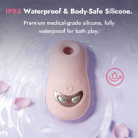 Celevue Aura Air-V450 IPX6 Wasserdichtes Vollständig Umhülltes Silikon-Massagegerät USB-Aufladbar 10 Frequenzstufen Vibration