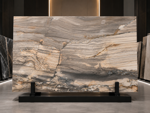Lastra di Quarzite Esotica <span class=keywords><strong>Michelangelo</strong></span> per Rivestimenti Murali a Effetto Libro, Top per Isole, Piani Lavabo, Superfici per Scrivanie, Tagliata su Misura - Product Image 6