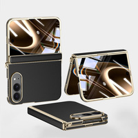 Groothandel Premium Lederen Telefoonhoesjes met Rechte Rand Design & Volledige Knoppenbedekking voor iPhone Duo