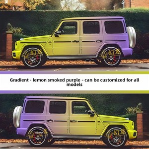 Pellicola Adesiva per Auto Cambia Colore, Decorazioni Personalizzate con Gradiente Colorato, Finitura Stile Caramella Sognante - Product Image 4