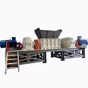 Waste Crushing Shredding Equipment Scrap Pipe Engine Drum Casting Crusher Machine Car Aluminum Can Shredder For Sale