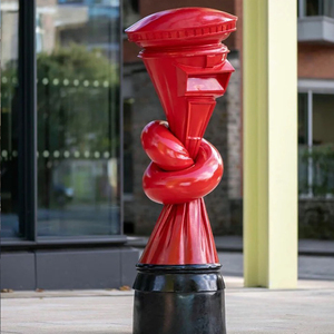 Sculpture de cabine téléphonique déformée de rue commerciale artisanat en résine <span class=keywords><strong>création</strong></span> d'<span class=keywords><strong>art</strong></span> public - Product Image 5