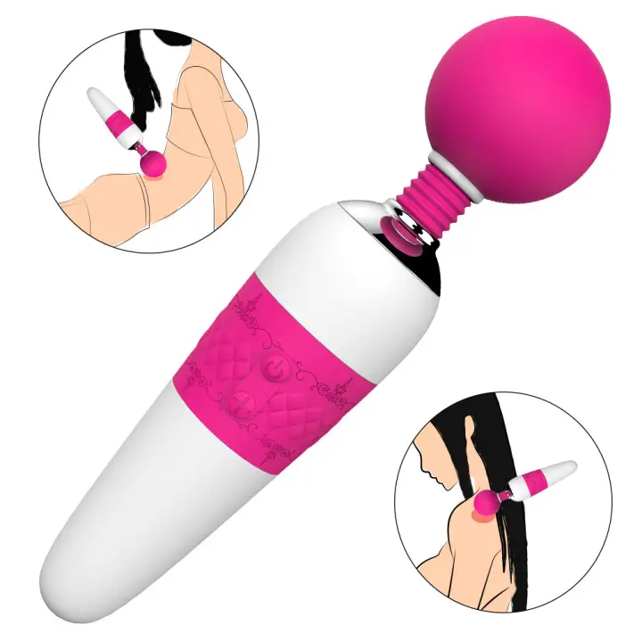 Vibrator-Handstab elektrisch Hals-Schulter-Bein Hand-Rückenausschnitt Kopf Kopfhaut Hals-Massagegerät Produkte Körper-Handstab Massagegerät Vibrator