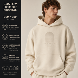 Sudadera con Capucha Personalizada con Diseño Gráfico OEM, Estilo Urbano Vintage, Mezcla de Algodón, MOQ Bajo, Impresión de Etiqueta, Diseño Premium de Alta Calidad para Hombre - Product Image 3