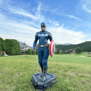 Estatuas de Personajes de Superhéroes Realistas de Fibra de Vidrio, Esculturas de Modelos Personalizados de Tamaño Real para Decoración de Parques Temáticos y Centros Comerciales - Product Image 2