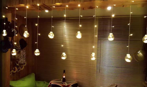 Luci a Sospensione a Sfera LED di Alta Qualità, Luci a Stringa a Globo Trasparente Caldo per Patio, Giardino, Matrimoni, Feste di Natale - Product Image 3