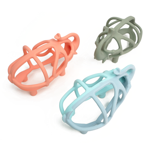 Boule en silicone pour bébé animal en forme d'éléphant, ensemble cadeau pour tout-petits, jouets de qualité alimentaire, peluche, anneau de dentition en silicone unisexe - Product Image 2