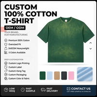 T-shirt Homme 100% Coton Blanc 255 g/m² Col Rond Manches Longues Imprimé Tête de Cheval Effet Délavé Vintage Usé