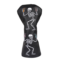 Vente en gros de couvre-chef de club de golf étanche de luxe accessoires de golf de qualité couvre-chef de golf en cuir PU
