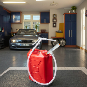 Pompe de transfert de carburant manuelle 3,2 GPM à batterie certifiée ATEX en plastique avec USB pour utilisation en station-service - Product Image 4