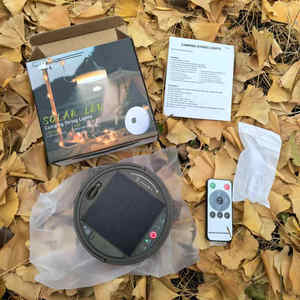 Wholesale Outdoor Solar Camping String Lights 8 Lighting Modes 10M 12M 22M Light Strip Certified ROHS <b>Remote</b> Control <b>Switch</b> - Product Image 4