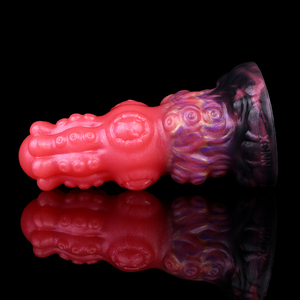 2025 Fantasy Silicone Anal <strong>Plug</strong> Red Monster Style <strong>Butt</strong> <strong>Plug</strong> with Texture Design for Men and Women Wholesale - Product Image 4