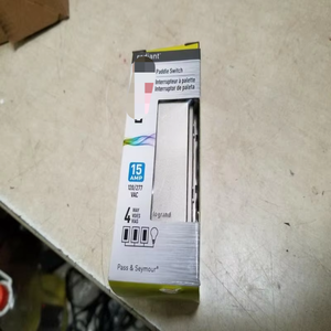 Interruttore a Paletta a 4 Vie Pass Seymour 15A TM874-NICC6 NICKEL Nuovo Originale Pronto per la Spedizione Automazione Industriale PAC Dedicato Programmazione PLC - Product Image 1