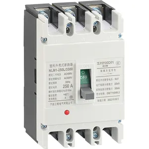 CQC Certified 210*280*115.5mm 4G Earthquake Vibration Resistance 50Hz 400amp 500amp 630amp MCCB AC Moulded Case Circuit Breaker