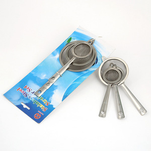 Stainless Steel Tea <b>Strainer</b> Set 4 Sizes Reusable Filter <b>Mesh</b> For Brewing Tea - Product Image 2