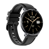 Jam Tangan Pintar Wanita Layar Bulat HT39, Pemantau Tekanan Darah, Oksigen, Tidur, Pelacak Kebugaran Olahraga, Smartwatch AMOLED