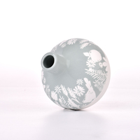 Décoration d'intérieur, vase en céramique vernissée de 336 ml, diffuseur d'arômes artisanal, durable, recyclable, bouteille pour diffuseur de roseaux