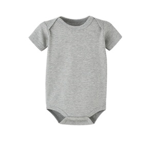 Ropa de bebé personalizada sin mangas para recién nacidos - Traje de gateo y escalada con diseño triangular, ropa de verano unisex para bebé con botones - Product Image 5