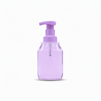 Flacon pompe moussant pour nettoyant visage PET 320 ml, emballage de savon liquide rechargeable pour soins de la peau, lavage, logo personnalisé, couleur OEM