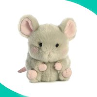 Jouet en peluche personnalisé d'usine chinoise, adorable souris en peluche de dessin animé