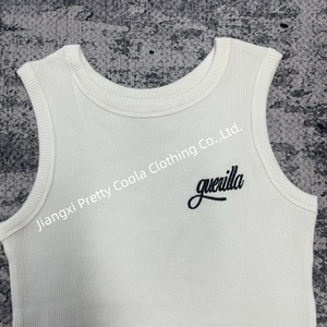 MT1323 Custom Embroidered <strong>Waffle</strong> Tank Top Sleeveless Tank Top Running Vest Cotton <strong>Waffle</strong> Knit Tee <strong>Shirt</strong> for Men Made in China - Product Image 2