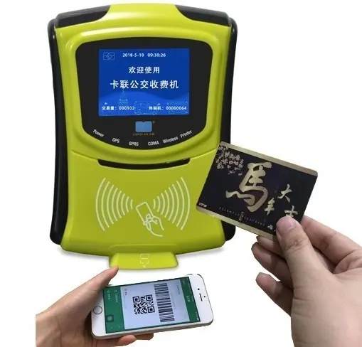 Shenzhen automatizado pago billete electrónico máquina para city bus con posicionamiento GPS