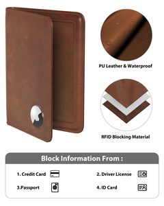 Bán buôn du lịch tài liệu Organizer RFID chặn Wallet PU <span class=keywords><strong>Leather</strong></span> Cover trống hộ chiếu chủ - Product Image 5