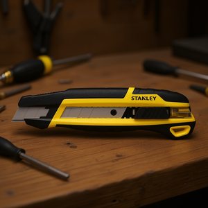 Cortador Stanley de 18 mm con cursor y sistema integrado de rompiláminas - Product Image 3