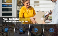 Scanner de codes à barres 2D portable BT 2.4G Vérificateur de prix pour appareils mobiles Clip arrière Compatible Windows Mac IOS-Stock disponible