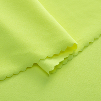 Tissu de yoga en nylon et élasthanne hautement respirant, tissage interlock, spécification en vrac pour tissu de legging, vente en gros, approvisionnement textile mondial