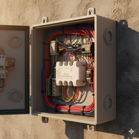 Módulo de Regulación de Voltaje CA Monofásico SMRTE TC01, Comunicación RS485 Modbus-RTU, Regulador de Potencia de Tiristores -40~+60