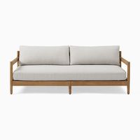 Vente en gros usine Sofa de jardin luxe en bois massif teck haut de gamme pour patio extérieur