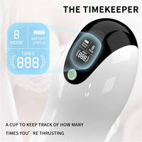Automatische Masturbationsmaschine Sexspielzeug für Männer - Kovida Freihändiger 18cm Stoß-Masturbator mit LCD-Sprachfunktion