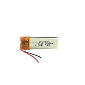 ISO9001 fábrica 3,7 v batería lipo de 200mah 501530 baterías recargables 501730 - Product Image 1