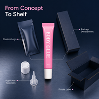 Adhesivo Corporal OEM con Película Transparente, Flexible y de Secado Rápido para Ropa de Danza y Marcas de Espectáculos