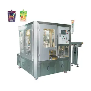 BRS-4S Automatic Rotary Stand Up Pouch Filling And Sealing Liquid Juice Packing Machine