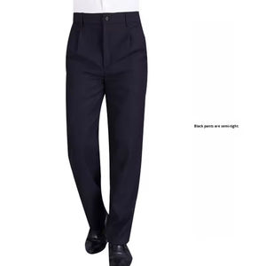 Pantalones <span class=keywords><strong>de</strong></span> Trabajo Elásticos a Rayas para <span class=keywords><strong>Chef</strong></span>, Uniformes Casuales para Camareros <span class=keywords><strong>de</strong></span> Restaurante y Hoteles, Accesorio <span class=keywords><strong>de</strong></span> Tela Tejida para Chefs, Disponibles al por Mayor - Product Image 6