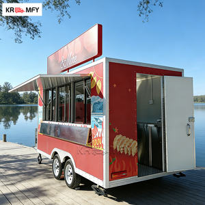 Remorque mobile de restauration rapide entièrement équipée, cuisine multifonctionnelle, restaurant extérieur, camion de concession, bonbons, chips - Product Image 3